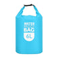 6L Waterproof Dry Bag, Portable Dry Sack Roll Top Bag Lightweight Dry Storage Bag for Gym Kayaking Hiking Swimming Camping, Sky Blue