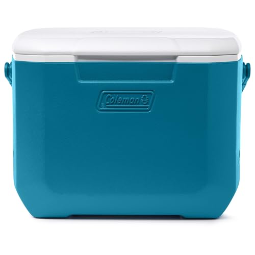 Coleman Chiller 9/16/30/48/60qt Cooler with Ice Retention, Leak Resistant, Great for Camping, Concerts, Sports, and More - color: Ocean Blue, size: 16qt