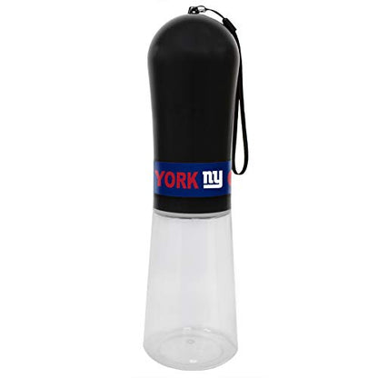 Dog Water Bottle. NFL New York Giants PET Water Bottle. Best Cat Water Bottle. Water Fountain Dispenser for Dogs & Cats. - color: New York Giants