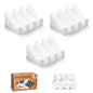 Soap Dish Holder for Shower with Suction Cup, Silicone Soap Holder & Saver Self-Draining Bar Soap Dish Keeps Soap Dry for Bathroom, Kitchen, Bathtub (N-White - 3 Pack) - color: N-white - 3 Pack