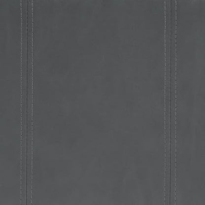 SIMPLIHOME Amelia Storage Ottoman - 33 inch Wide Vegan Leather Rectangle Storage Ottoman Bench in Stone Grey, Transitional Ottoman for Living Room with Nailhead Trim and Lift-Up Lid - color: Stone Grey