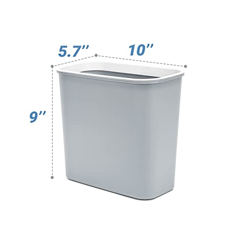 Skyflame Magnetic Hanging Trash Can, 2.1 Gallon Plastic Garbage Container, Multi-Function Grill Hanging BBQ Utensils Organizer Holder, Use for Kitchen/Bedroom/Bathroom/Camping/Grills - color: Gray