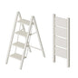 HillhutApex 4 Step Ladder, Lightweight Foldable 4 Step Stool with Anti-Slip Wide Pedal, 330lbs Capacity Aluminum Ladder for Household,Office,Garage(White) - color: White, size: 4 Step