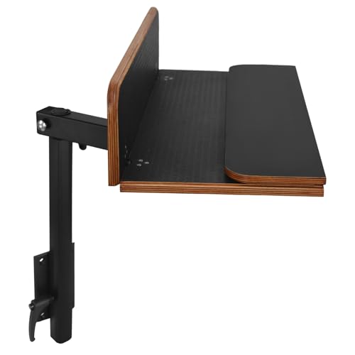 Caravan Folding Table Kit 595x580mm, Swivel Arm Leg System, Space Saving Black Folding Plywood Top for Motorhome, Camper Van Conversion, RV, Boat Interior (Black Table Leg) - color: Black Table Leg