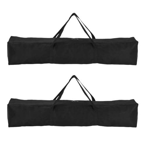 HARFINGTON 2pcs Camping Chair Replacement Bag 33.1" x 5.9" Folding Chair Carry Bag Oxford Cloth Storage Tent Bag with Handle Strap for Travel Outdoor Camping Sports, Black - size: 33.1" x 5.9"