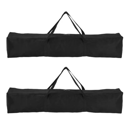 HARFINGTON 2pcs Camping Chair Replacement Bag 33.1" x 5.9" Folding Chair Carry Bag Oxford Cloth Storage Tent Bag with Handle Strap for Travel Outdoor Camping Sports, Black - size: 33.1" x 5.9"