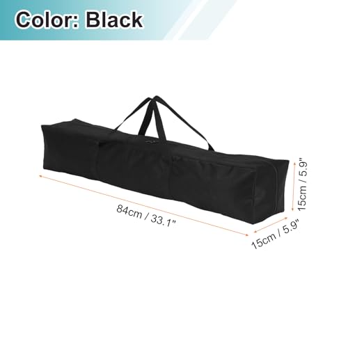 HARFINGTON 2pcs Camping Chair Replacement Bag 33.1" x 5.9" Folding Chair Carry Bag Oxford Cloth Storage Tent Bag with Handle Strap for Travel Outdoor Camping Sports, Black - size: 33.1" x 5.9"