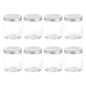 HARFINGTON 8 Pcs Empty Scent Beads Storage Container 8.5oz/250ml Air Freshener Tins Round Refillable Spice Containers Plastic Jars Sample for Travel Storage - size: 250ml