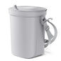 Waretary Trash Can for Car Garbage: Leakproof Silicone Car Waste Bin w/Lid for Drivers and Passengers; 2 Gallon Garbage Container for Vehicle, Sedan, SUV, Van, MPV & Truck (Gray) - color: Gray