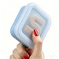 AIMAIAIMAI Shampoo Bar Travel Case Compatible with Kitsch, Leakproof Silicone Small Travel Soap Case with Draining Pad, Portable Soap Container for Gym & Camping, 1 Pack (Baby Blue) - color: Baby Blue