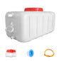Plastic Water Tank 25L/35L/50L/80L/110L/200L Water Container，Rain Water Tank，Food-Grade Rectangular Thickened Water Tower with Faucet for Household Water Storage(Size:25L) - size: 25L