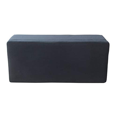 HomePop 36" Storage Ottoman Bench with Hinged Lid - Navy - color: Navy