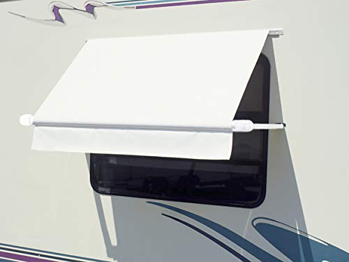 Carefree WH0354F4FW Simply Shade RV Window Awning-White Vinyl-3.5' (42") - color: White, size: 3.5' (42")