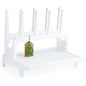 PopYum White Space Saving Drying Rack from 100% Recycled Bottles | Space Saving, Made from 100% Recycled Bottles, Countertop for Baby Bottles, For Plastic Bags, Cups, Glass, Tumblers, Compact - color: White