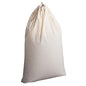 Household Essentials Cotton Laundry Bag, Large, 100% Cotton, Drawstring Top with Cord Lock, Machine Washable, 3 to 4 Load Capacity, Versatile and Compact, Breathable, Foldable, Natural - style: Beige