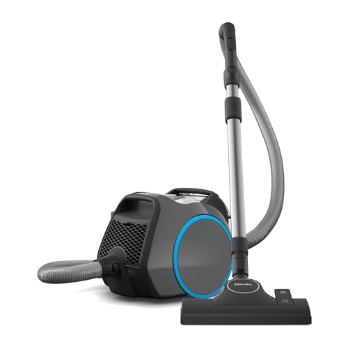 Miele Boost CX1 - Bagless Canister Vacuum Cleaner, Lightweight, Compact and Corded with Vortex Technology and Hygiene AirClean Filter, in Grey/Blue - color: Grey/Blue