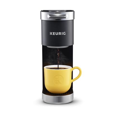 Keurig K-Mini Plus Single Serve K-Cup Pod Coffee Maker, with 6 to 12oz Brew Size, Stores up to 9 K-Cup Pods, Travel Mug Friendly, Matte Black - color: Matte Black