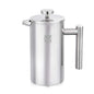 French Press Coffee Maker – 2 Cups Small Stainless Steel Coffee Maker Double Walled French Press 750ML/24OZ - size: 24 fl oz (750 ml)