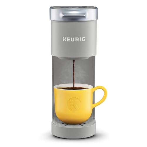 Keurig K-Mini Single Serve K-Cup Pod Coffee Maker, 6 to 12oz Brew size, with Cord Storage, Perfect for Small Spaces, Studio Gray - color: Studio Gray