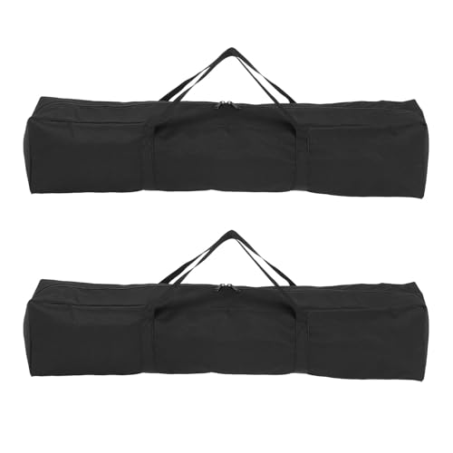 HARFINGTON 2pcs Camping Chair Replacement Bag 29.5" x 5.9" Folding Chair Carry Bag Oxford Cloth Storage Tent Bag with Handle Strap for Travel Outdoor Camping Sports, Black - size: 29.5" x 5.9"