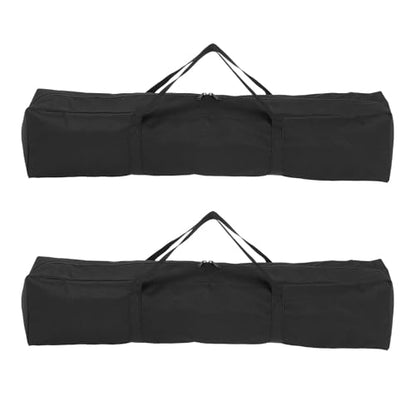 HARFINGTON 2pcs Camping Chair Replacement Bag 29.5" x 5.9" Folding Chair Carry Bag Oxford Cloth Storage Tent Bag with Handle Strap for Travel Outdoor Camping Sports, Black - size: 29.5" x 5.9"
