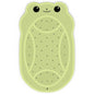 Upgraded Kids Bathtub Mat Non Slip, Low-Odor Natural Rubber Bath Mat with Strong 18mm Suction Cups, Flat Non-Slip Surface, 30"x18" Cute Frog Design, Shower Mat Fast Draining for Smooth Tubs, Green - color: Green