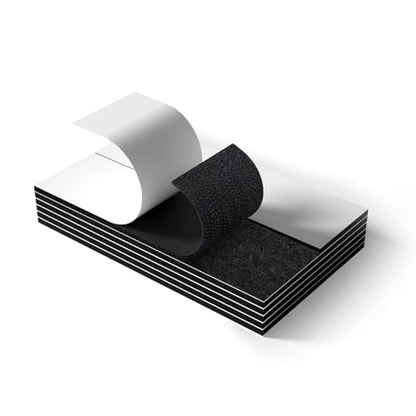 BKSAI 12 Sets 1x4 Hook & Loop Strips with Adhesive, Heavy Duty Hook and Loop Tape Sticky Back for Home, Office, Workshop