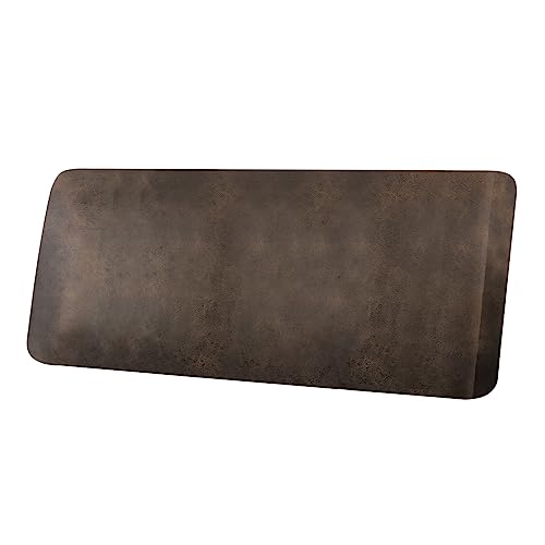 ANARACHON Leather Look Couch Cushion Covers Sofa Seat Slipcovers Sets Couches Furniture Protector for Sectional Armchair Loveseat Pets Kids Stretch Spandex Fabric (1 Cushion Sofa, Brown) - color: Brown, size: 1 Cushion Sofa