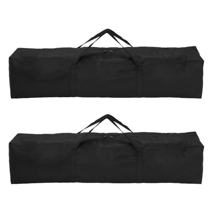 HARFINGTON 2pcs Camping Chair Replacement Bag 39.4" x 7.9" Folding Chair Carry Bag Oxford Cloth Storage Tent Bag with Handle Strap for Travel Outdoor Camping Sports, Black - size: 39.4" x 7.9"