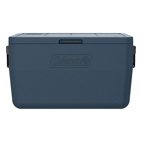 Coleman Chiller 9/16/30/48/60qt Cooler with Ice Retention, Leak Resistant, Great for Camping, Concerts, Sports, and More - color: Sapphire, size: 48qt
