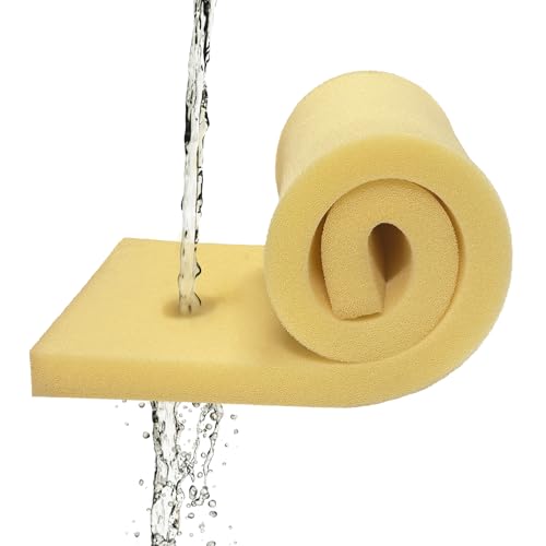 FoamRush 2" x 26" x 30" Water-Resistant Dry Fast Outdoor Upholstery Foam Sheet for Outdoor & Marine Furniture (Chair Cushion Foam for Patio Furniture, Boat Seat Cushion Replacement) - color: Dryfast, size: 2" x 26" x 30"