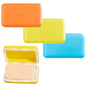 BRIXY Beauty Bar Travel Case Set – 3 Pack Soap Bar Travel Containers, Leakproof Portable Soap Holder, Durable Silicone, Magnetic Seal, TSA Friendly (Yellow, Blue, Orange) - color: Yellow, Blue, Orange