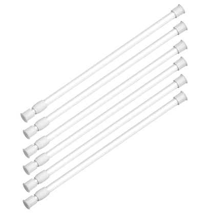 RV & Camper Adjustable Tension Rods 12"-19.5" - Essential Organizer Bars for Travel Trailers, Campers, and RVs Kitchens and Closets Must-Have, 6 Pack - size: 12-19.5‘’