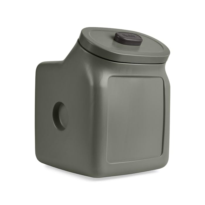 Reddy by Petco Green Airtight Food Storage Container for Dogs Large 50 lbs. - size: Large