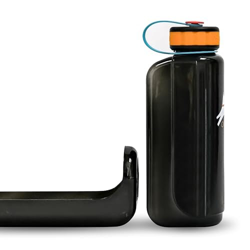 OllyDog OllyBottle Tritan Water Bottle with Detachable Dog Bowl | BPA Free Leakproof | 34oz | Share Water with Your Dog | Hiking Travel Camping (1L, Chromatic) - color: Chromatic, size: 1L
