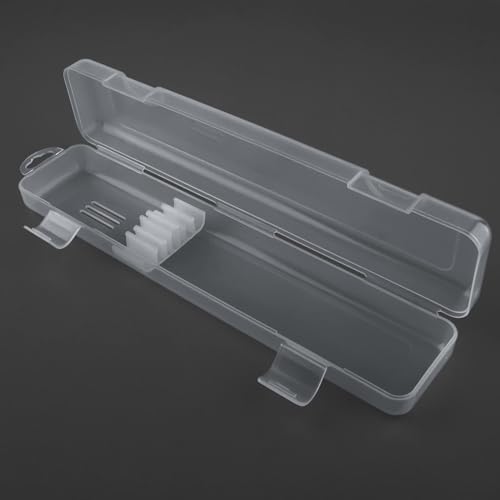Transparent Tableware Storage Case, Portable Flatware Utensil Box, Clear Cutlery Organziers Container for Spoon Fork Chopsticks for Travel Camping Picnic (B)