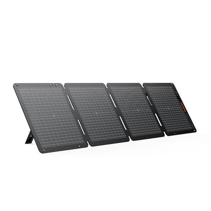 Jackery SolarSaga 100W Air Solar Panel, 23% Conversion Efficiency Bifacial Panels, IP65 Waterproof, Foldable and Portable Solar Charger for Power Stations, RVs, Camping, Off-Grid Life, and PV Charging - size: 100W Air