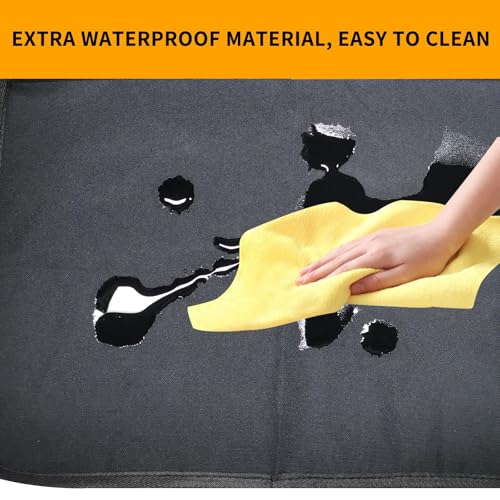 Kick Mats with Organizer -2 Pack Backseat Protector SeatCovers for Your Car, SUV, Minivan or Truck Seats - VehicleBack Seat Kids Safety Accessories -Universal Fit AutomotiveInterior Protectors