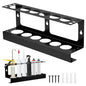 QWORK Caulking Gun Holder & Organizer, Wall Mount Pre-Assembled Storage Rack for Workshop, Garage & Shop Tools