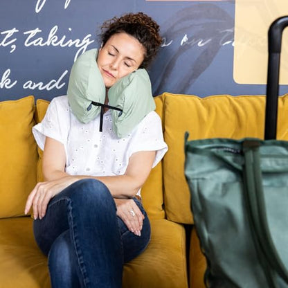 HEST Pro Travel Cooling Pillowcase - 3-in-1 Neck, Body, and Small Travel Pillow Compatible - Portable and Compact Design - Machine Washable - Jade Cooling Fabric - color: Cooling Pillowcase