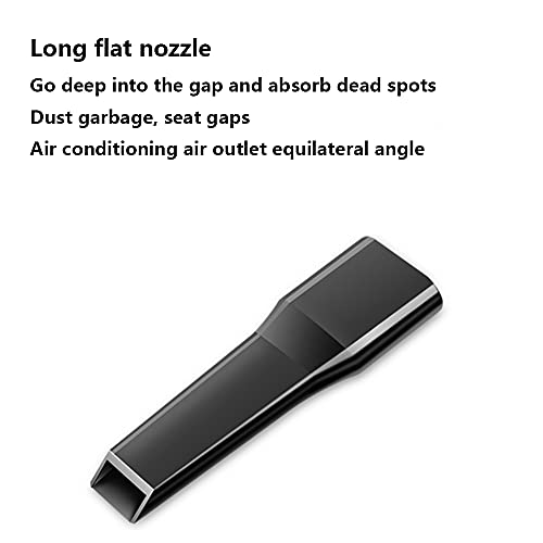Riloer Car Vacuum Cleaner Black, Dual-Purpose for Car, Home, Kitchen, Handheld Vacuum 120W Portable Small Mini Hand Vacuum Wet and Dry - color: Black