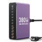 MEKIOJEO 12 Ports Aluminum Alloy 380W Charging Station Fast USB C Charger Block 65W Laptop GaN Charger for MacBook Pro/Air/iPad Pro/iPhone (Purple) - color: Purple