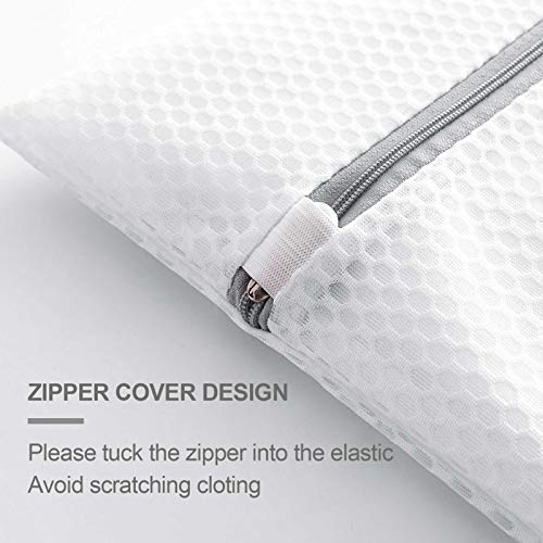 Mesh Laundry Bags for Delicates(2XL+2L), Laundry Bags Mesh Wash Bags, 125gsm Lingerie Bags - size: Set of 4(2L+2XL)