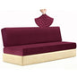 2 Piece RV Couch Covers for Sofa Bed, Stretch Elastic Camper Slipcover for RV Jackknife Sofa Bed, Washable Anti-Slip Furniture Protector, Pet Friendly & Wrinkle Free(Burgundy) - color: Burgundy
