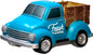 Spoontiques Blue Truck Flower Pot - Decorative Flower Pots for Indoor and Outdoor Use - Hand Painted Resin Plant Pot - Home and Garden Décor - style: Blue Truck