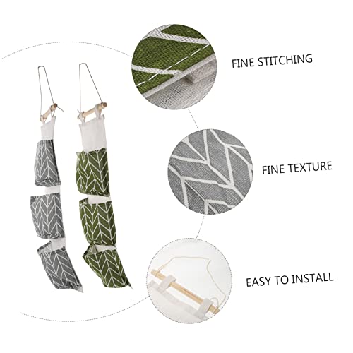 GLEAVI 2pcs Hanging Wall Shelves Storage Hanging Bag Wall Pocket Storage Bag Organizer Rv Organization and Bedroom Pendant