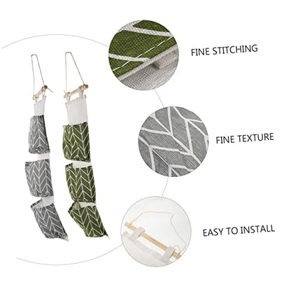 GLEAVI 2pcs Hanging Wall Shelves Storage Hanging Bag Wall Pocket Storage Bag Organizer Rv Organization and Bedroom Pendant