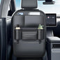 Backseat Car Organizer Leather Back of Seat Car Organizers for Kids Drivers Waterproof Kick Mats Seat Back Protector with Large Capacity 6 Storage Pockets