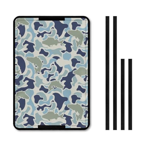 Camo Hunting Fish RV Door Shade Window Cover Fashion Camper Door Window Blackout Shade Foldable Sun Blackout Fabric Curtains for Camper Trailer Coverings - color: Camo Hunting Fish Print