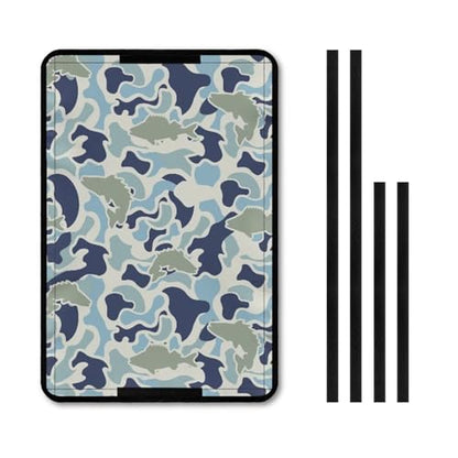 Camo Hunting Fish RV Door Shade Window Cover Fashion Camper Door Window Blackout Shade Foldable Sun Blackout Fabric Curtains for Camper Trailer Coverings - color: Camo Hunting Fish Print